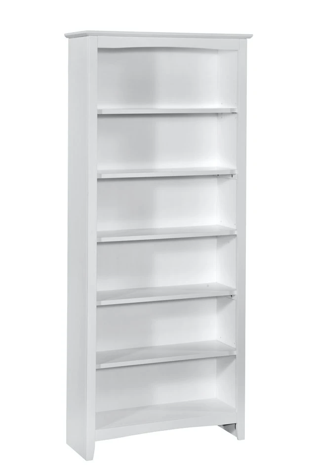 cd220c22754ed6825b17e3728bb963ff Tykes Collection - 84'' Shaker Bookcase in Pure White - Image 1