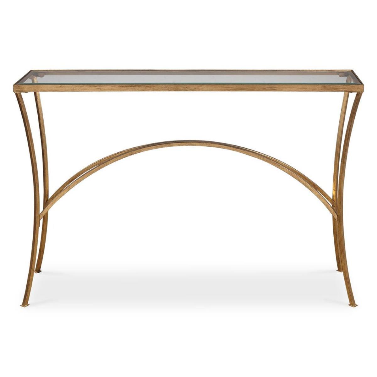 Alayna Console Table, Gold - Image 2