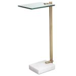 Butler Accent Table, White