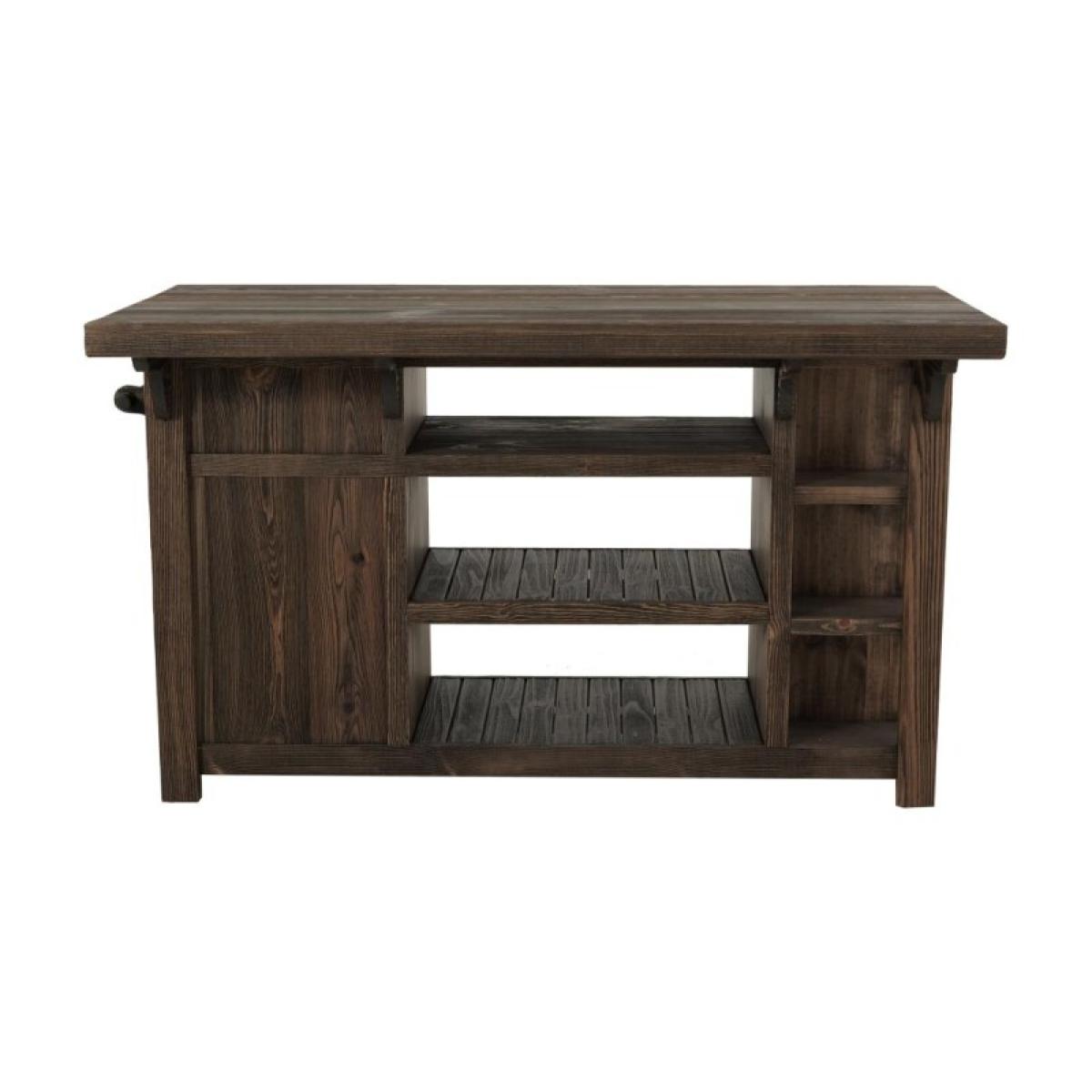 2 Drawer, 1 Door, Kitchen Island - Dutton - Image 3
