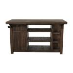2 Drawer, 1 Door, Kitchen Island - Dutton - Image 3