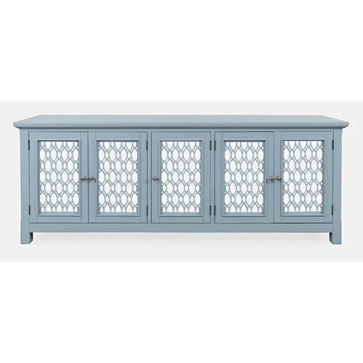 Isabella 86" Mirrored Accent Cabinet - Image 2