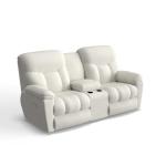 Morrison Power Reclining Loveseat w/ Headrest & Console - U49766