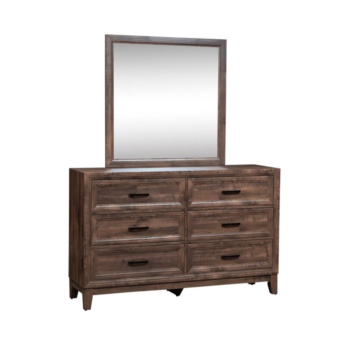 King Panel Bed, Dresser & Mirror, Chest, Night Stand - Image 4