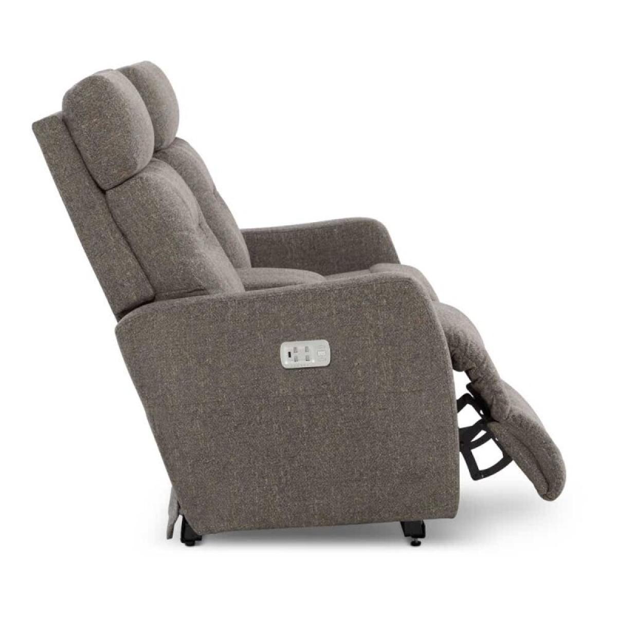 Lennon Power Wall Reclining Loveseat W/ Console Headrest & Lumbar - Image 8