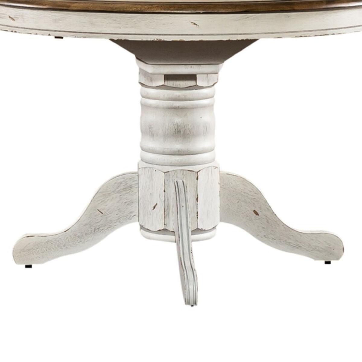 Oval Pedestal Table Base- White - Image 4