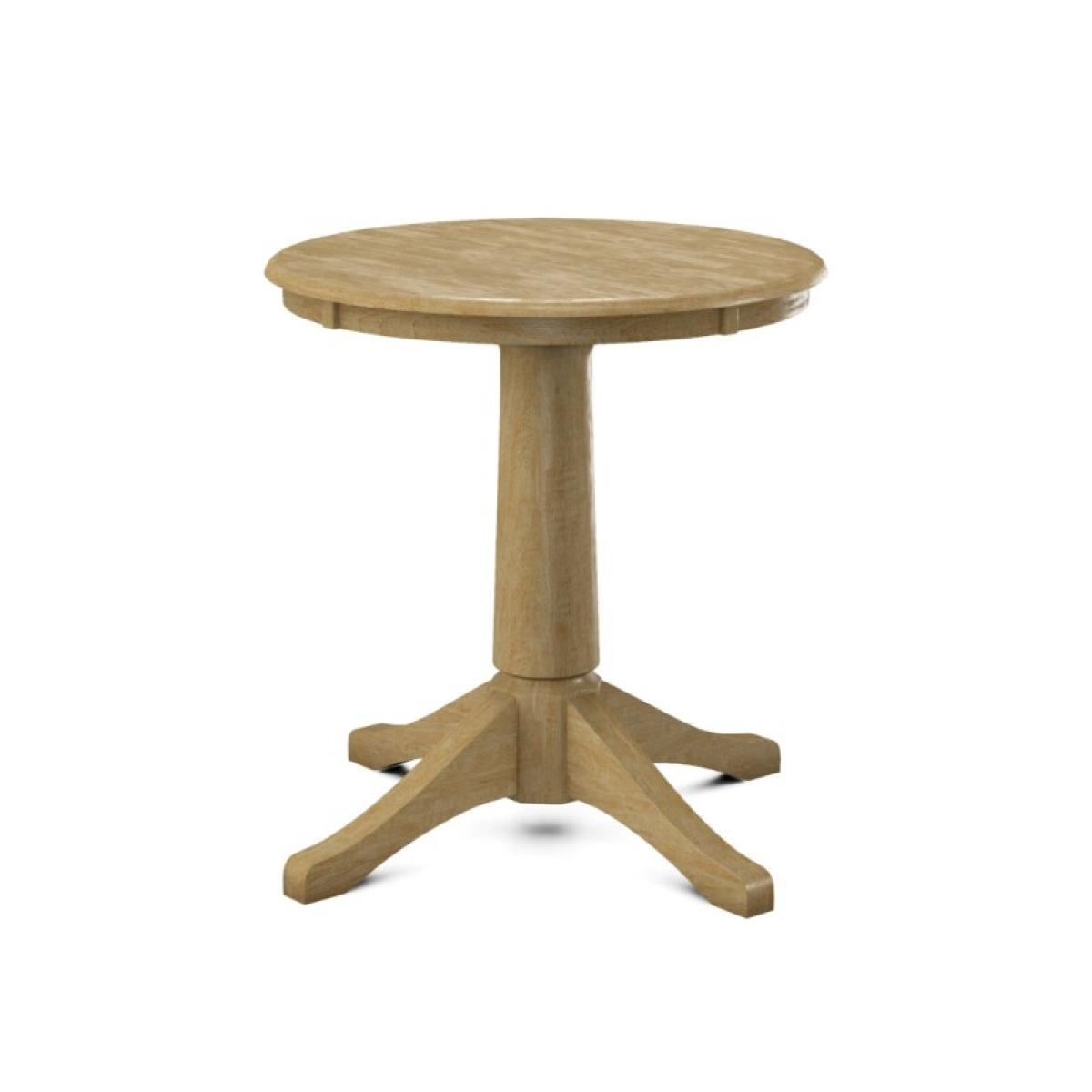 Build Your Own Pedestal Table w/30"H Small Transitional Pedestal - Image 19