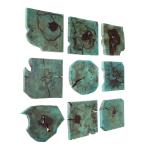 Bahati Wood Wall Decor, Blue, S/9 - Image 6