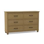 Vista Bedroom 6-Drawer Dresser - Image 3