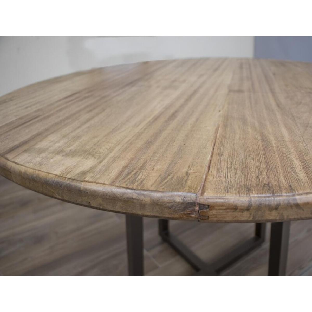 Round Wooden Table Top - Tulum - Image 6