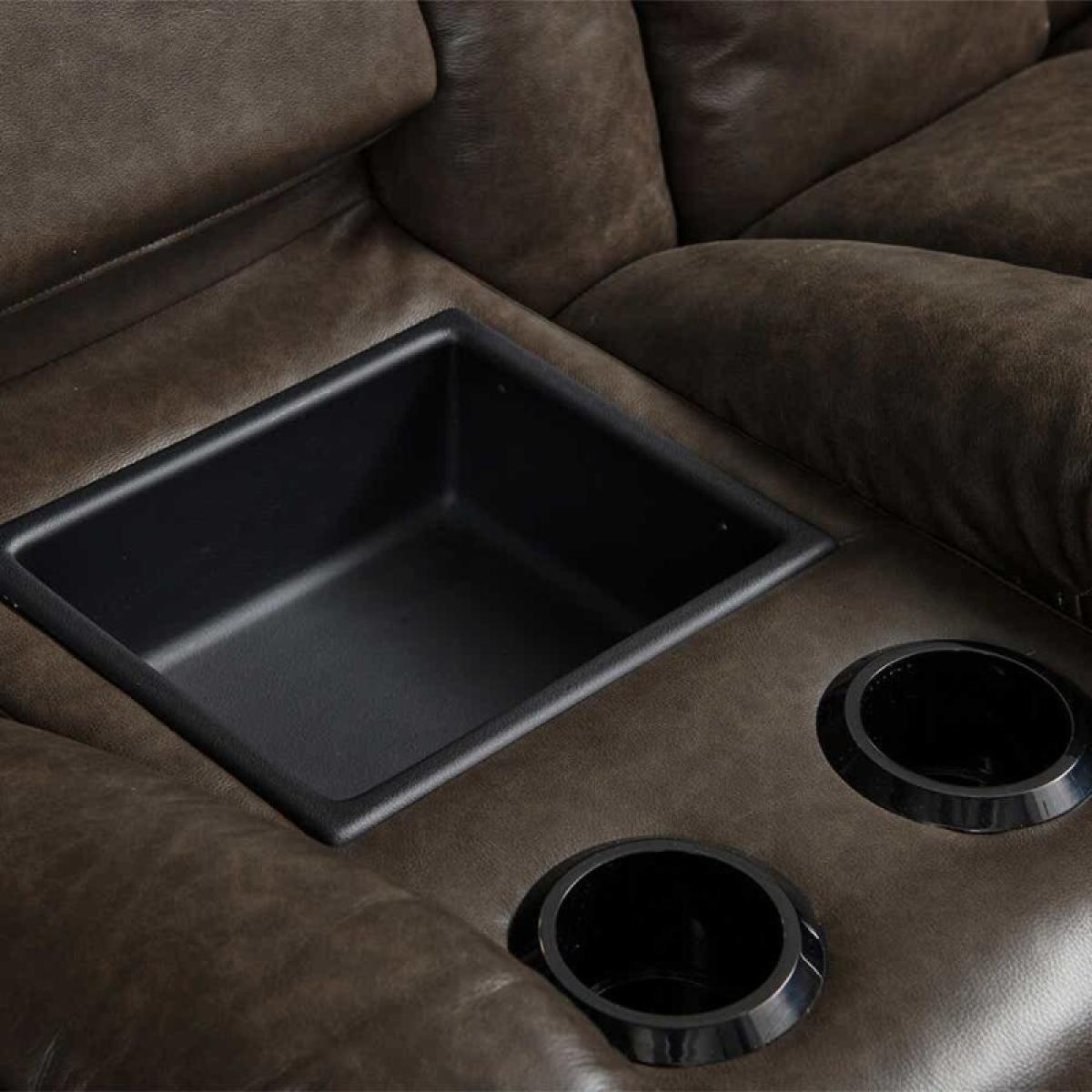 Mateo Power Wall Reclining Loveseat W/ Console Headrest & Lumbar - Image 9