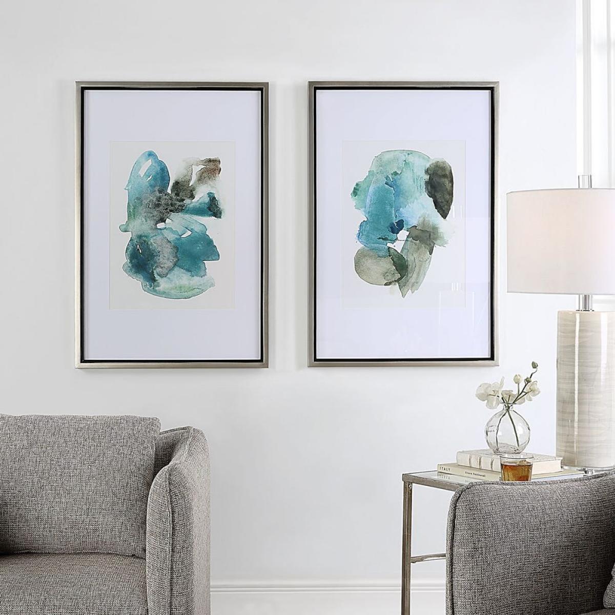 Blueprints Framed Prints, S/2 - Image 3