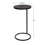 Brunei Accent Table, Bronze - Image 9