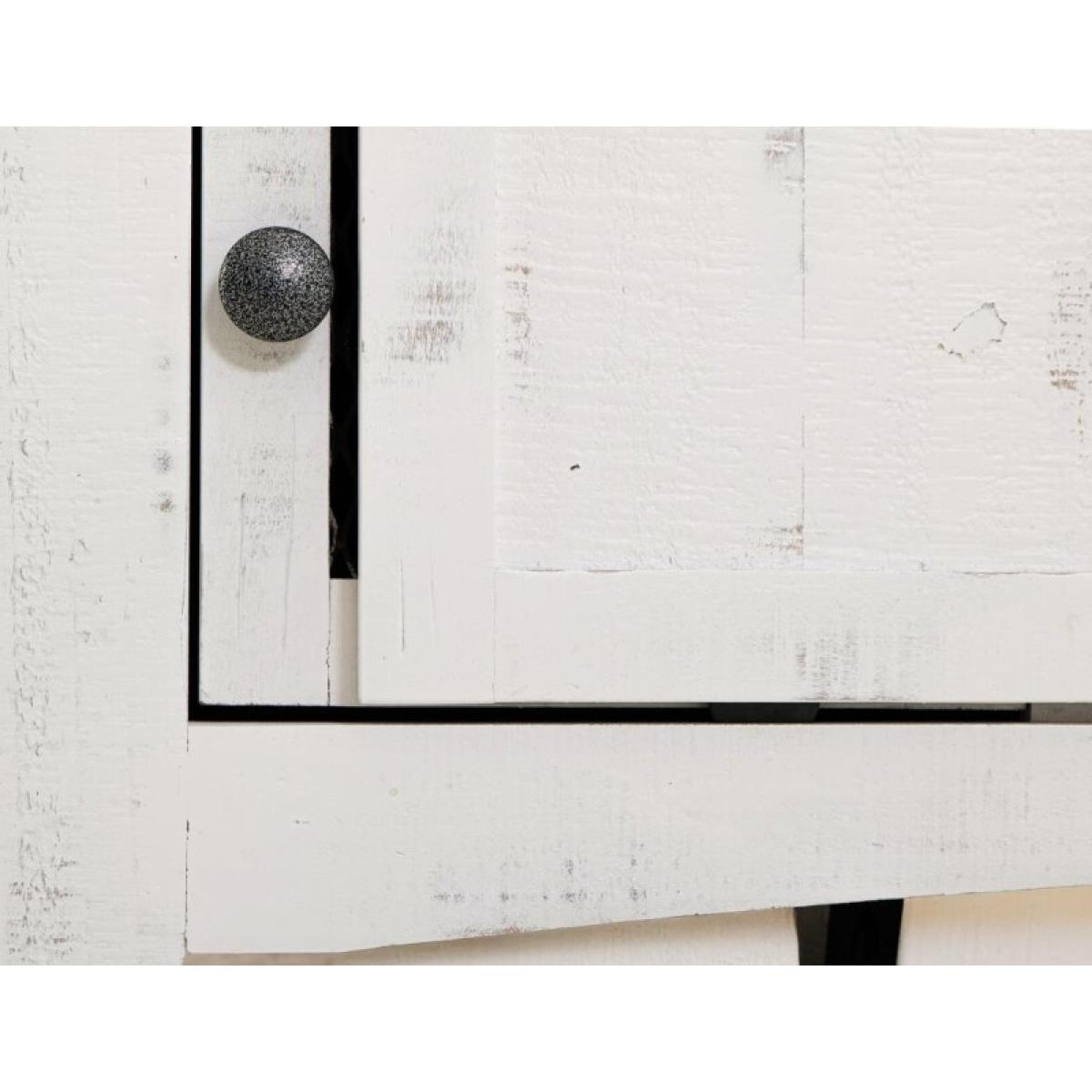 2 Sliding Doors 2 Metal Mesh Doors Cocktail Table - Pueblo - Image 12