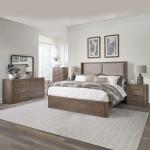 South Bend Queen Shelter Bed, Dresser & Mirror, Chest, Night Stand
