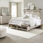 Ivy Hollow Queen Mantle Storage Bed, Dresser & Mirror