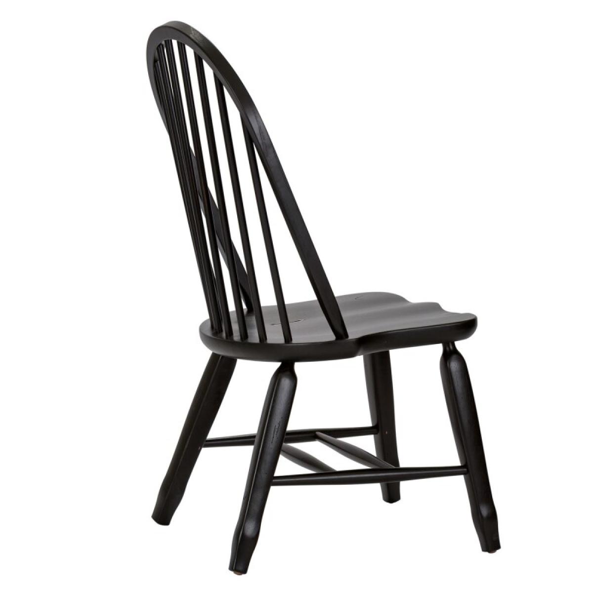 Treasures Bow Back Side Chair - Black - Image 7