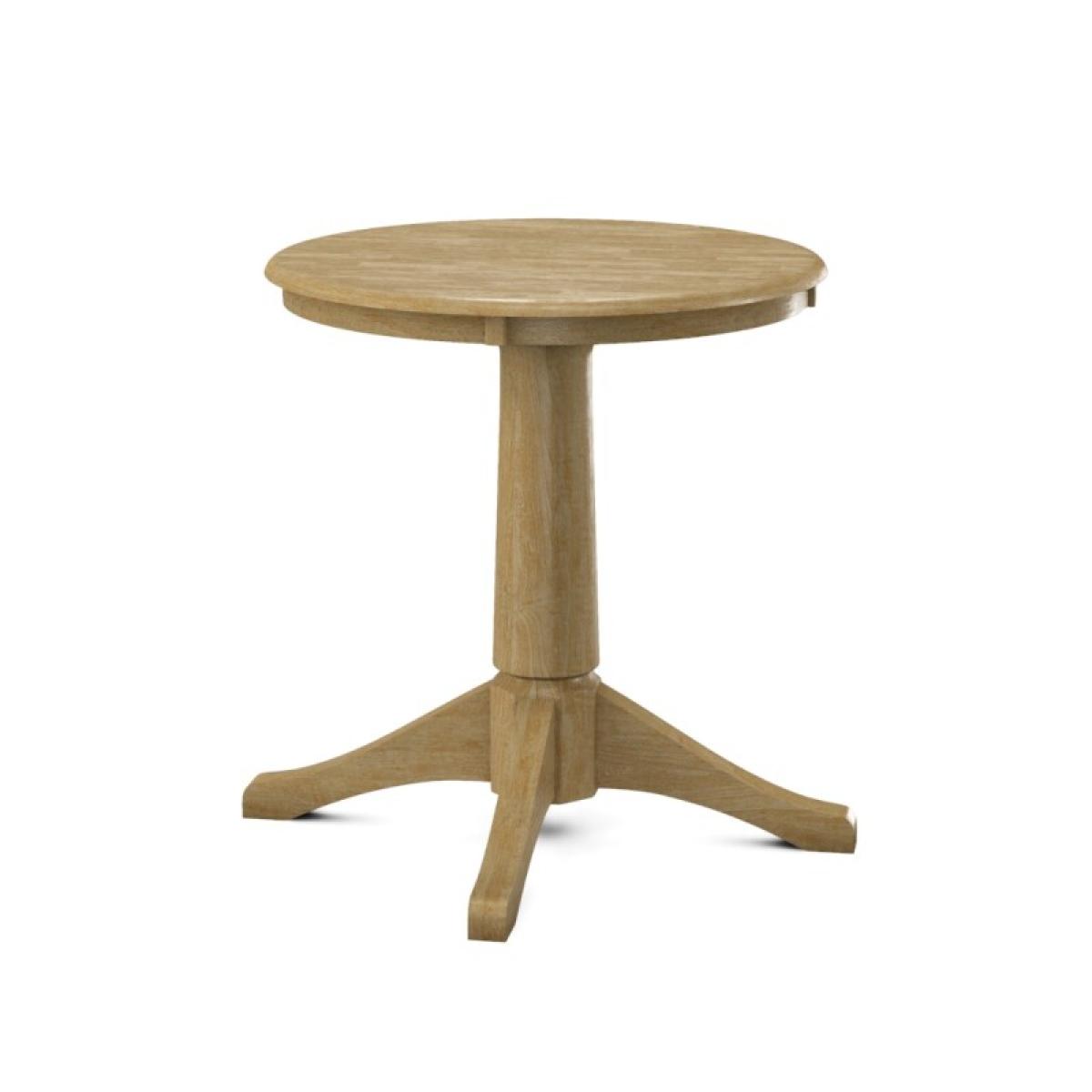 Build Your Own Pedestal Table w/30"H Small Transitional Pedestal - Image 33