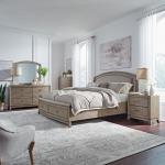 Avalon Queen Uph Storage Bed, Dresser & Mirror, Chest, Night Stand