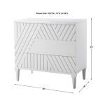 Colby 3 Drawer Chest, White - Image 11