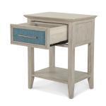 Ocean Isles 1 Drawer Woven Nightstand W/ Power And Usb A + C - Image 6