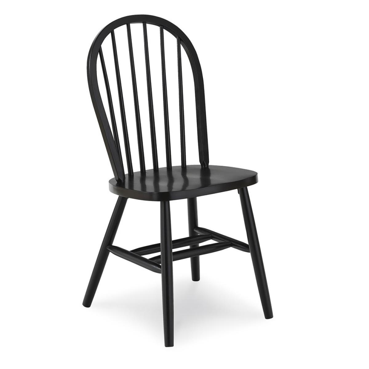 Dining Essentials - Windsor Chair in Black - Image 2