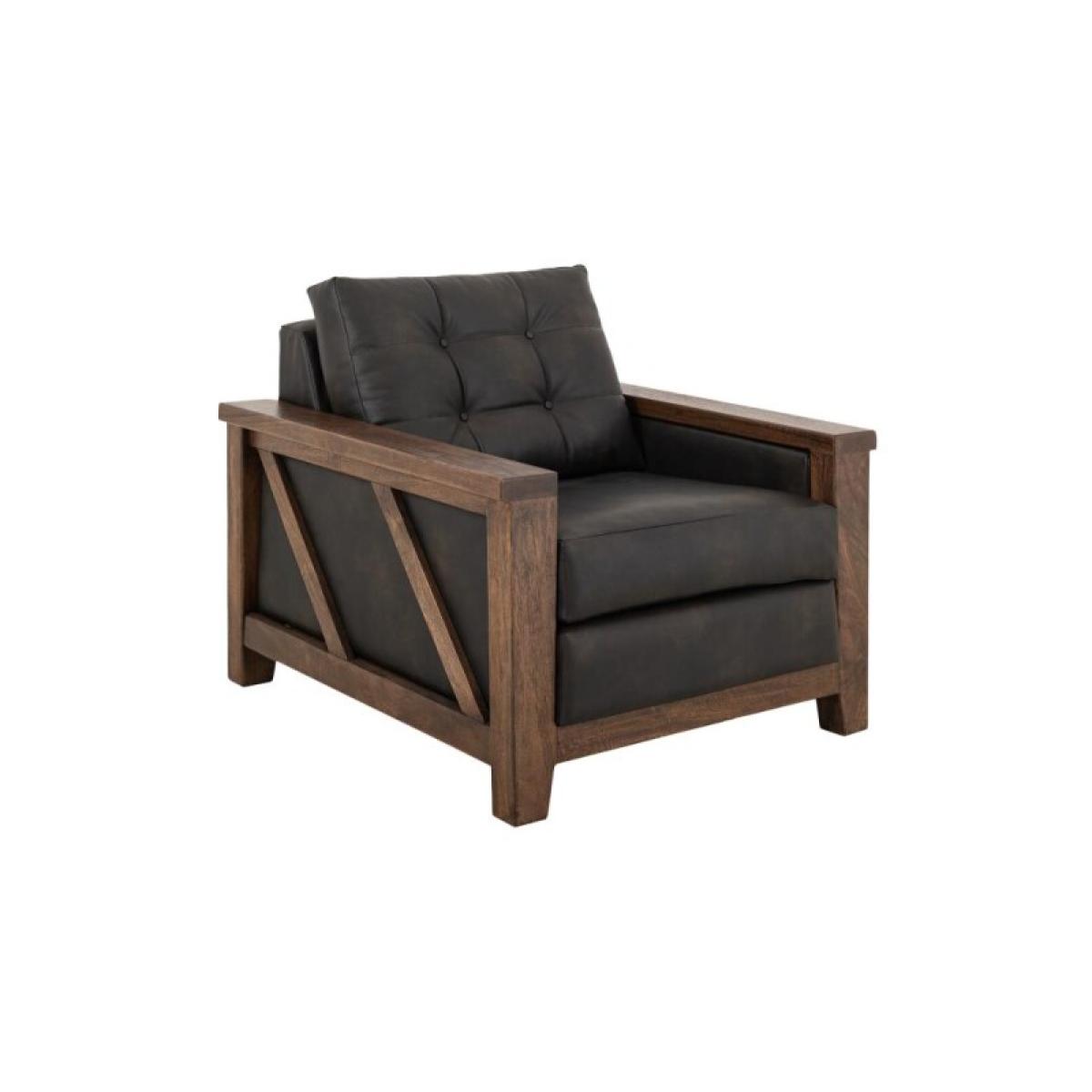 Walnut Wooden Frame & Base, Armchair - Image 2