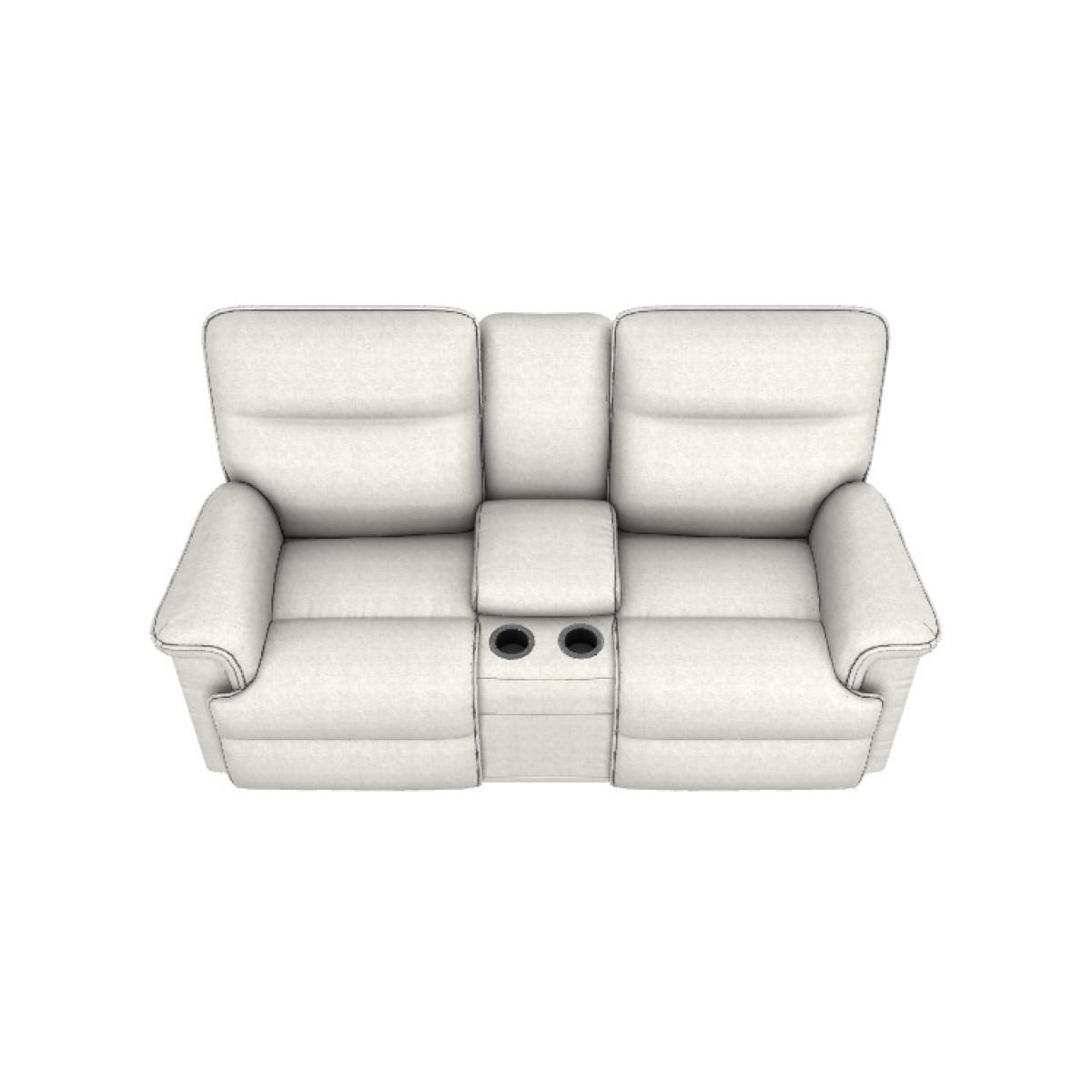 Jay Power Reclining Loveseat W/ Headrest, Lumbar & Console - Image 3
