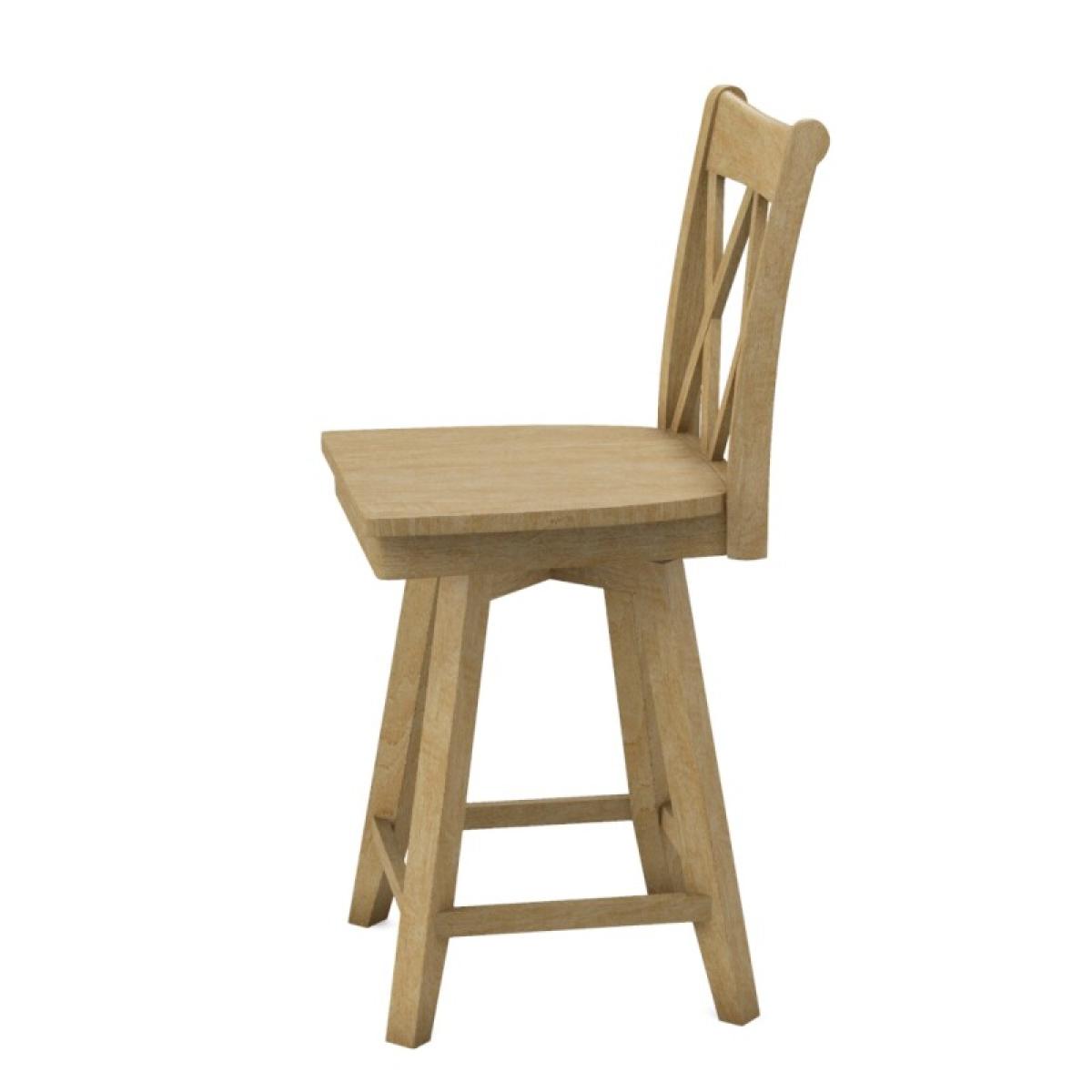 24'' XX Back Swivel Counter Stool - Image 13