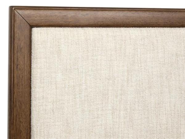 Ridgefield B6436-55 Complete Queen Panel Bed w/Upholstered Headboard - Image 3