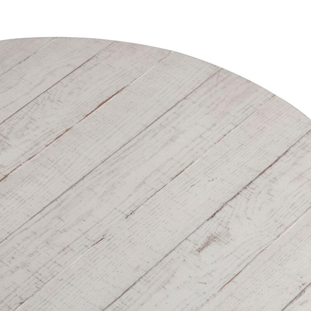 Modern Farmhouse Drum Cocktail Table - Image 5