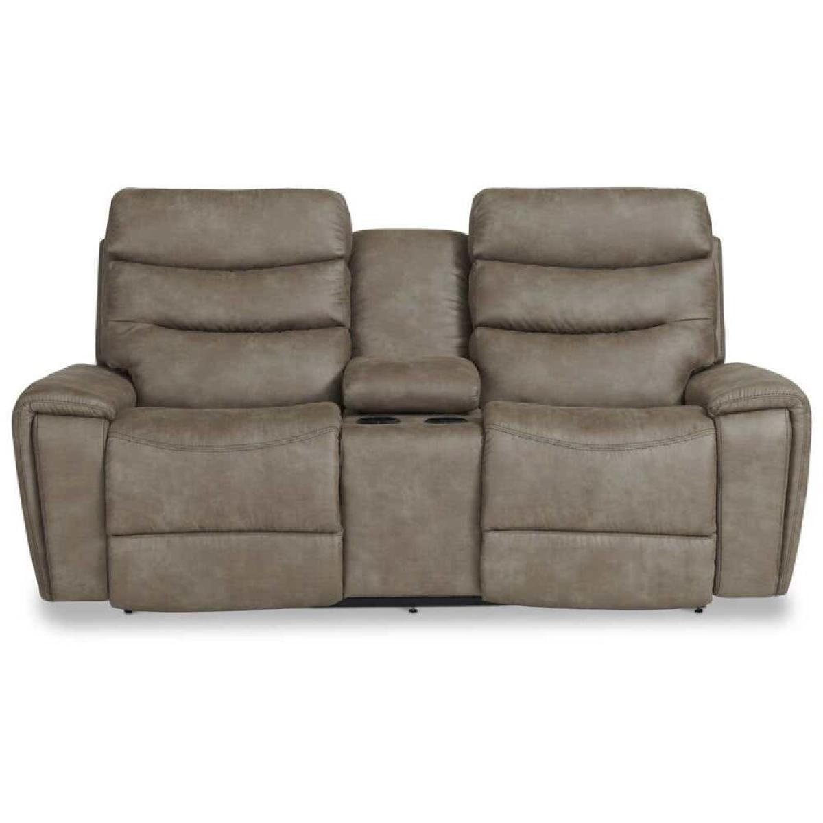 Soren Power Reclining Loveseat W/ Headrest & Console - Image 3