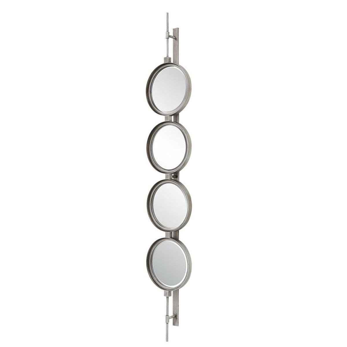 Button Mirror, Silver - Image 6