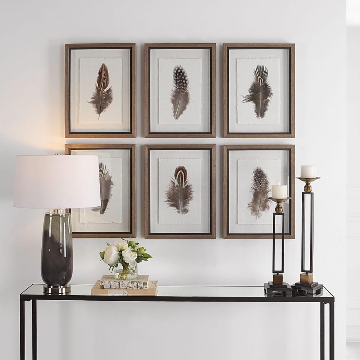 Birds Of A Feather Framed Prints, S/6 - Image 5