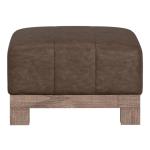 Wooden Frame & Base, Upholstered Square Ottoman - Samba - Image 3