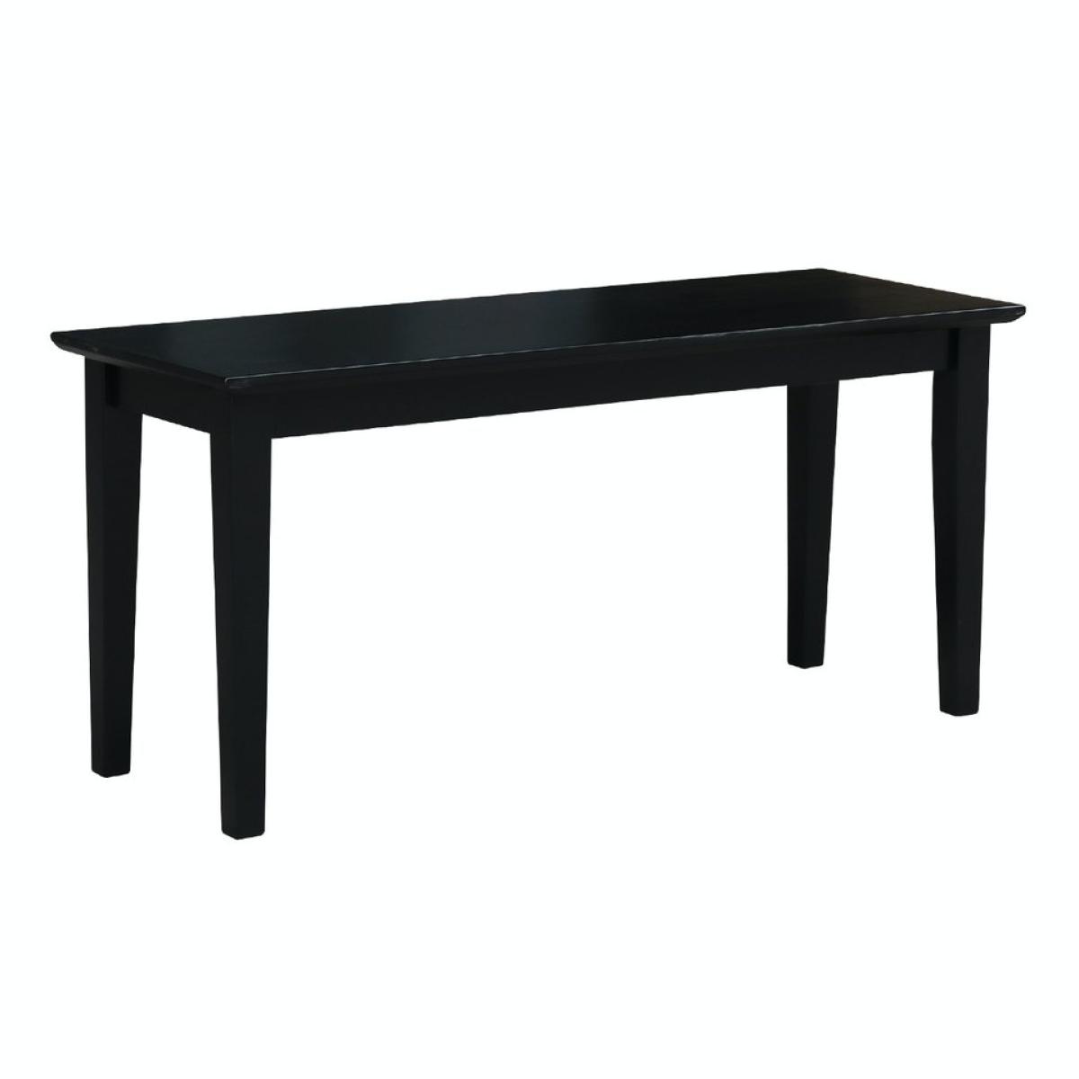 d29a5be1cd7ec220b265a3c4b422029f Dining Essentials - Shaker Bench in Black - Image 1