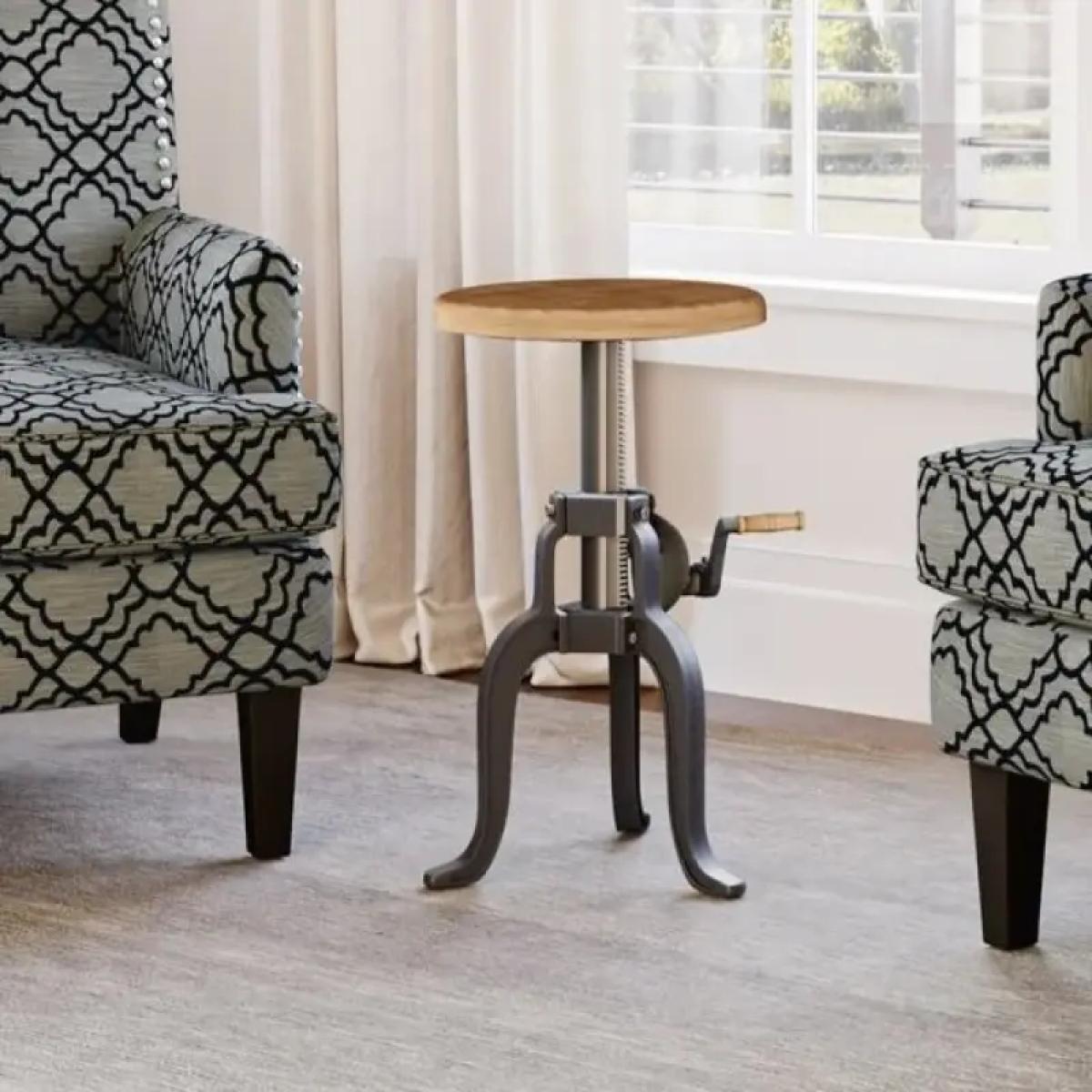 Carter Cast Iron Crank Table - Image 3