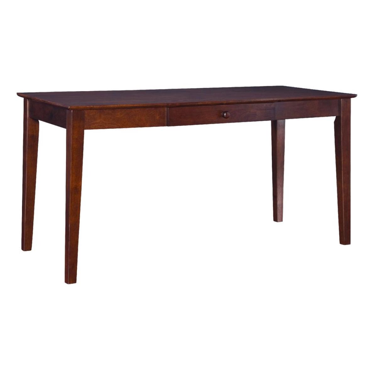 Home Accents - Writing Table w/ Drawer in Espresso - Image 2