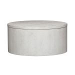 Modern Farmhouse Drum Cocktail Table - Image 3