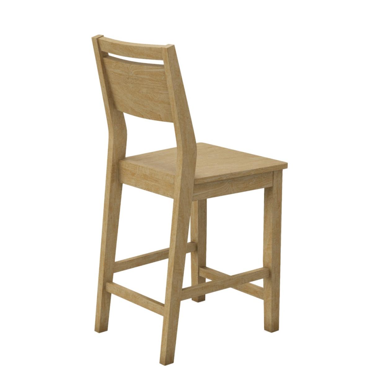 24" Aspen Panel Back Counter Stool - Image 28