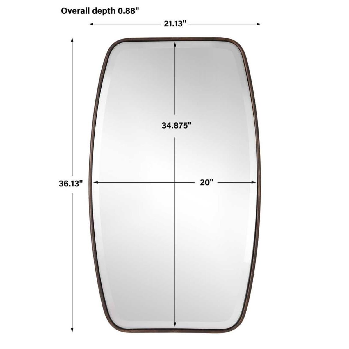 Canillo Mirror, Bronze - Image 7