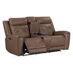 Beckham Loveseat w/ Console P2 & ZG - Image 9