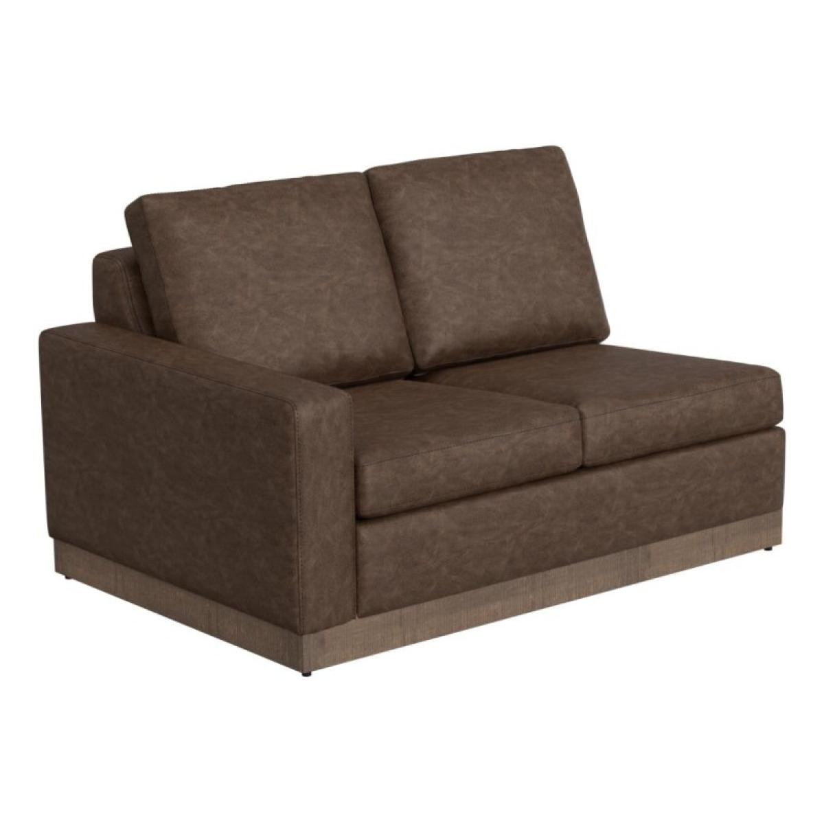 Wooden Frame & Base, Sectional Left-Arm Loveseat - Georgia - Image 2
