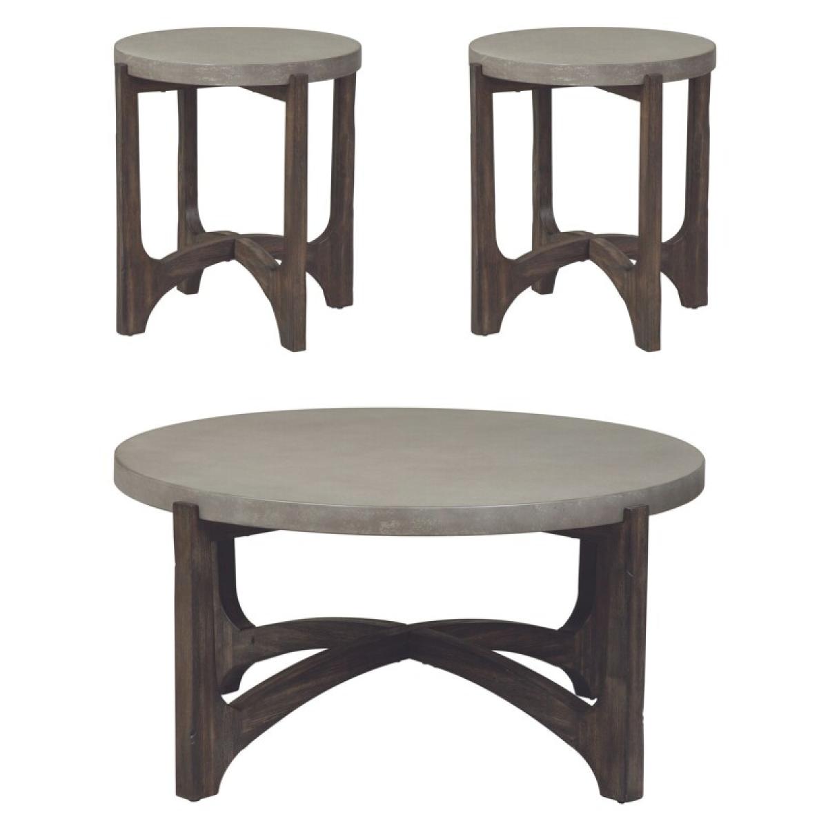 Cascade 3 Piece Set (1-Cocktail 2-End Tables) - Image 3