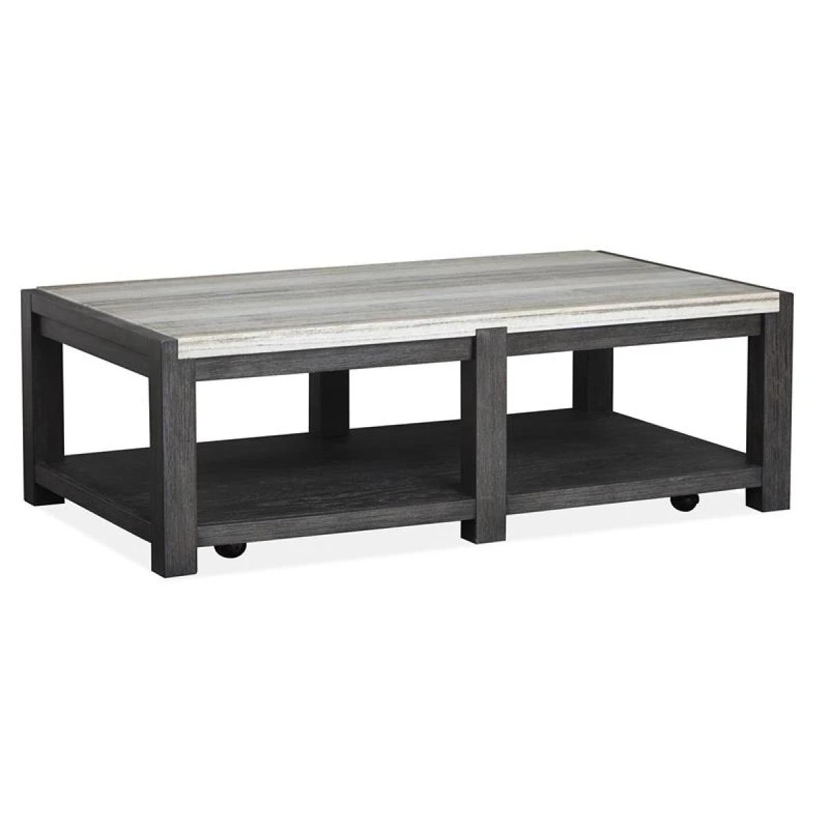 Plum T5990-43 Rectangular Cocktail Table w/Casters - Image 2