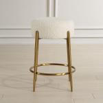 Arles Counter Stool, Brass - Image 5