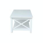 Hampton Collection Coffee Table in Pure White - Image 3