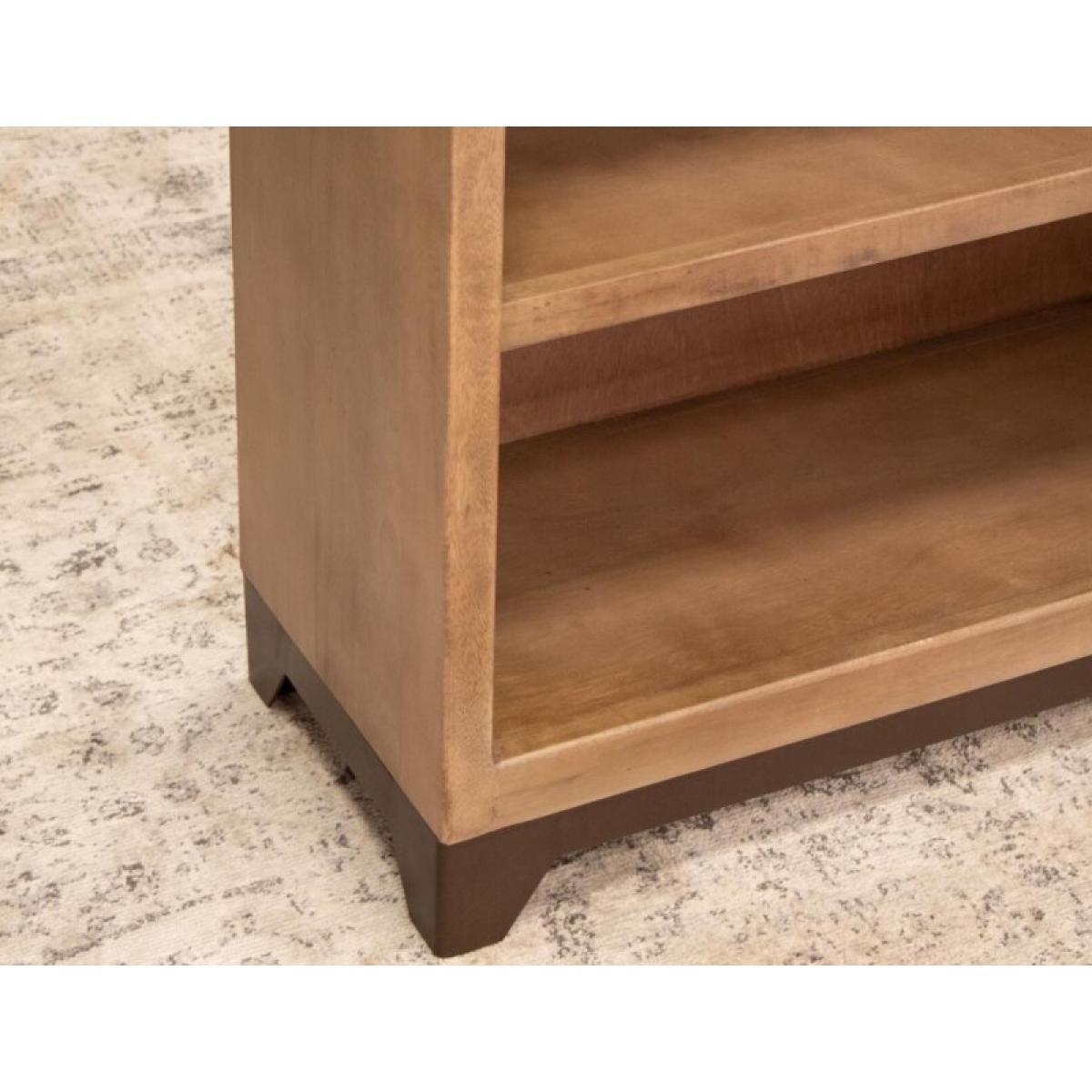 6 Shelves Bookcase - Natural Parota - Image 4