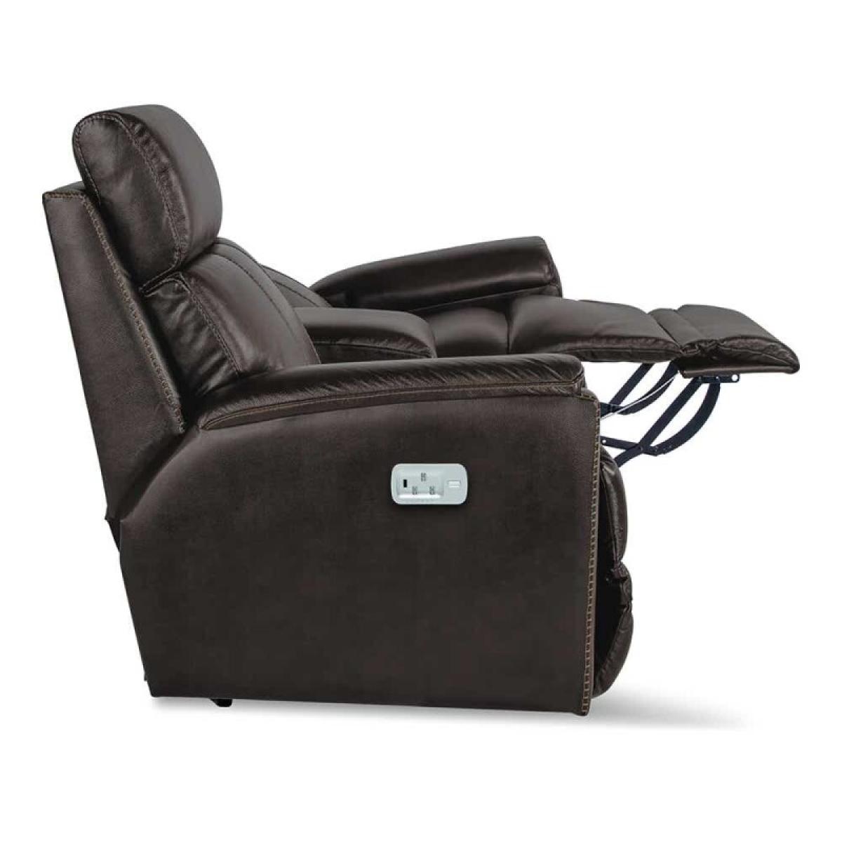 Talladega Power Reclining Loveseat W/ Headrest, Lumbar & Console - Image 6