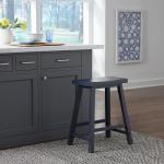 Creations 24 Inch Sawhorse Counter Stool- Navy